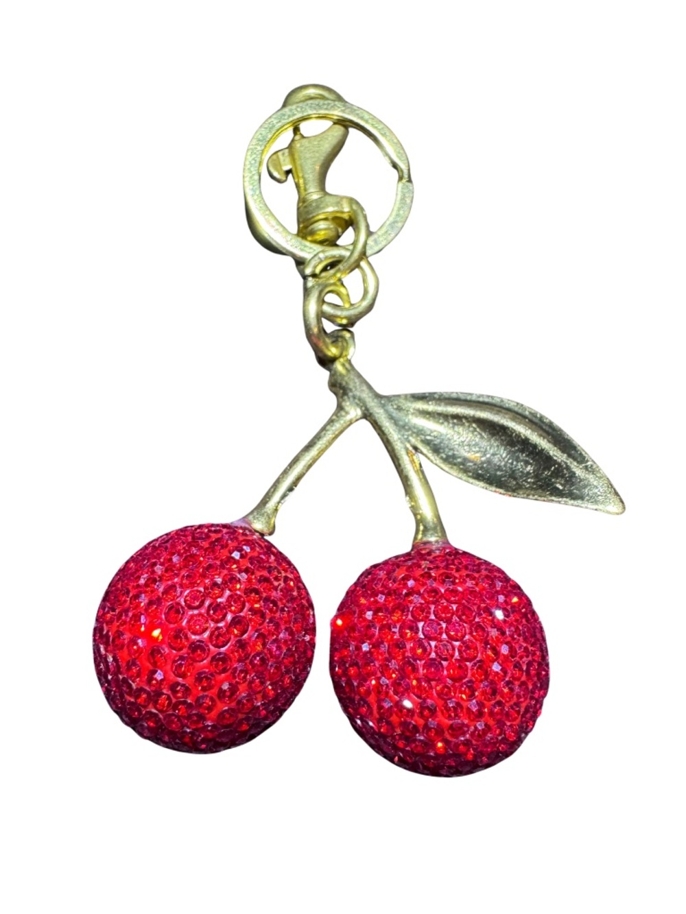 Red And Gold Purse Charm Key Chain